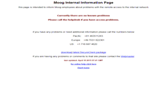 Desktop Screenshot of info.moog.de