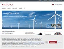 Tablet Screenshot of moog.de