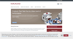 Desktop Screenshot of moog.co.in